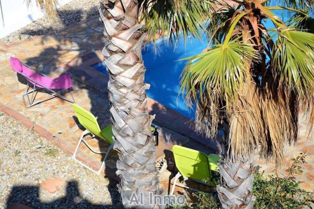Las Palmeras - Ein Stueck Vom Paradies - Behagliches Haus Mit Pool Algodonales Εξωτερικό φωτογραφία