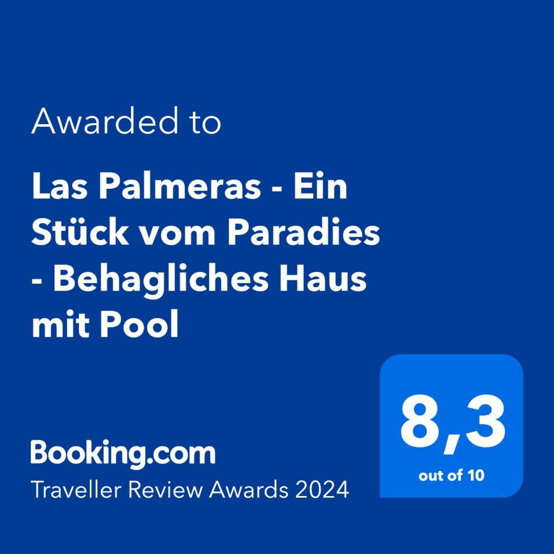 Las Palmeras - Ein Stueck Vom Paradies - Behagliches Haus Mit Pool Algodonales Εξωτερικό φωτογραφία